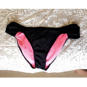 VS PINK black bikini bottom hipster size small